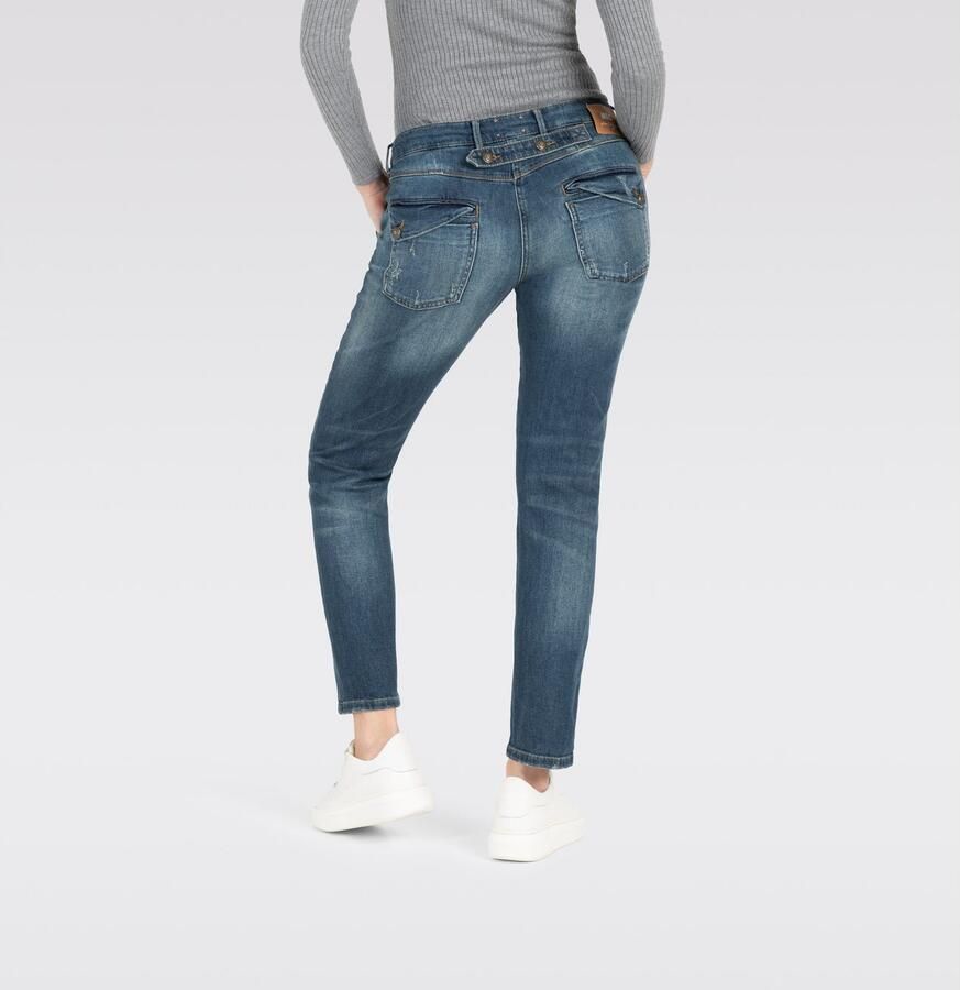 MAC Jeans in used-look met steekzakken model 'Montana' - Foto 7