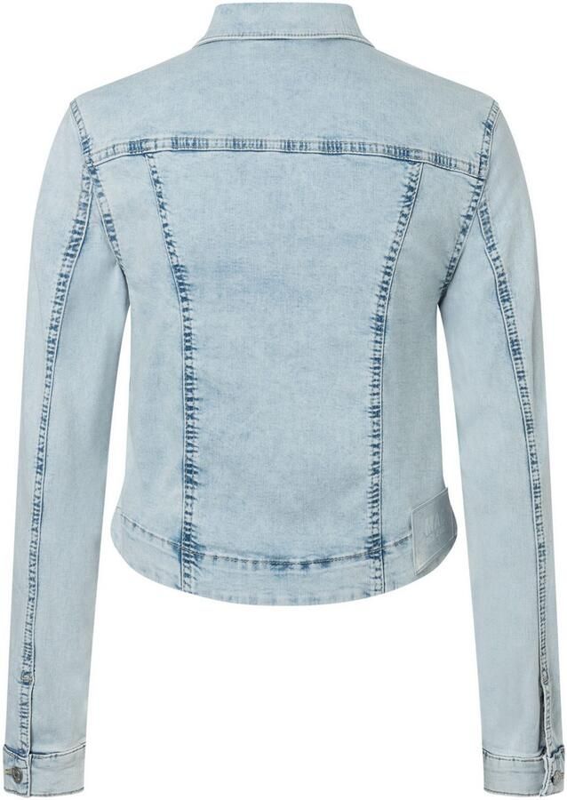 MAC Jeansjack RICH JACKET van lichte zomerse denimkwaliteit met hoog katoenpercentage