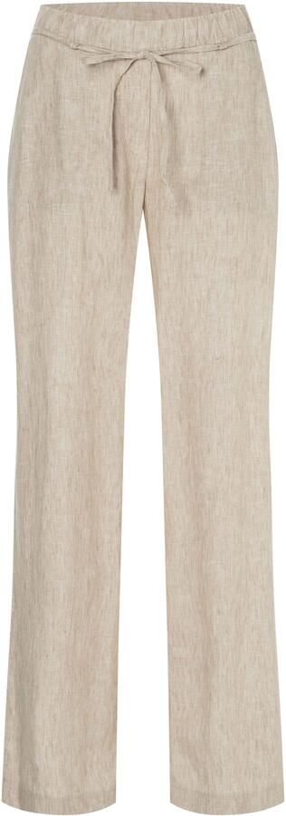 MAC Linnen broek CHIARA BELT Zomerbroek wide fit met rechte wijde pijpen - Foto 3