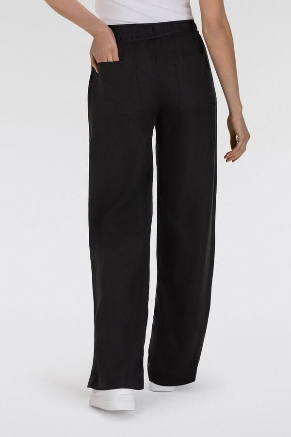 MAC Linnen broek CHIARA BELT Zomerbroek wide fit met rechte wijde pijpen - Foto 2