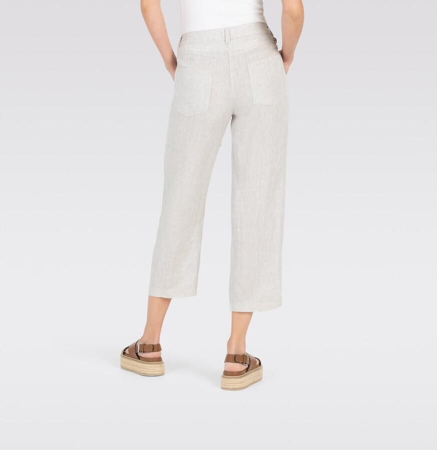 MAC Linnen broek NORA cropped Zomerbroek temperatuurregulerend en aangenaam op de huid - Foto 4