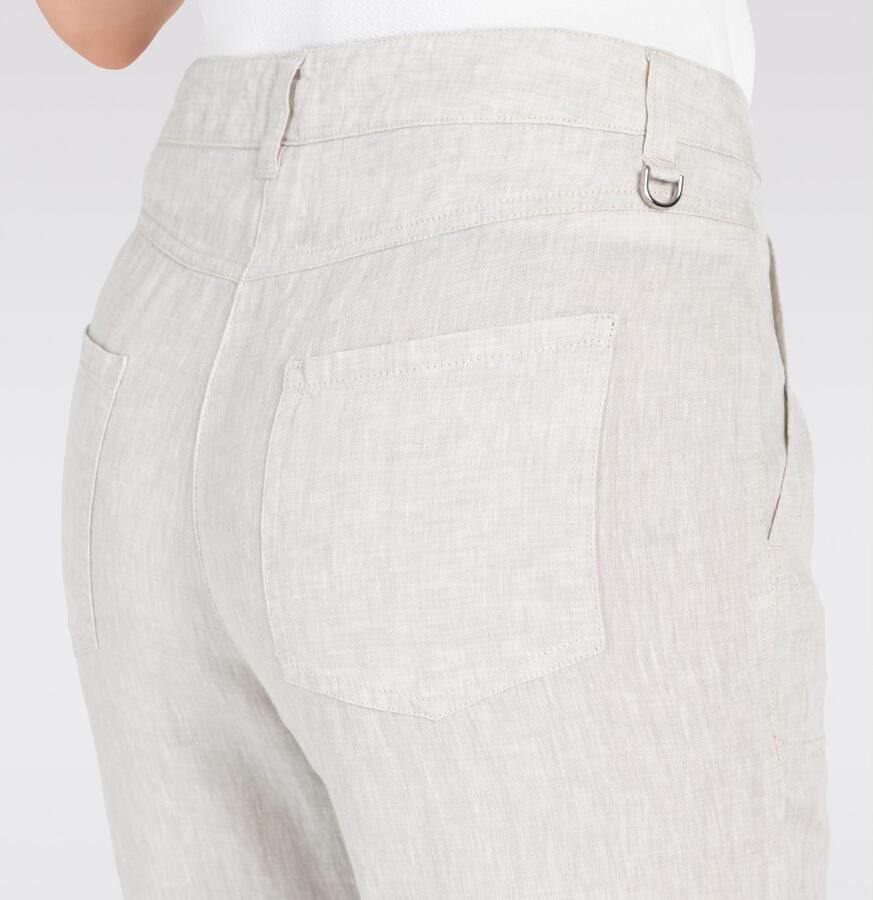 MAC Linnen broek NORA cropped Zomerbroek temperatuurregulerend en aangenaam op de huid - Foto 5