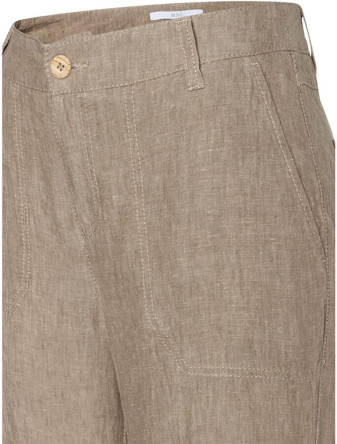MAC Linnen broek NORA cropped Zomerbroek temperatuurregulerend en aangenaam op de huid