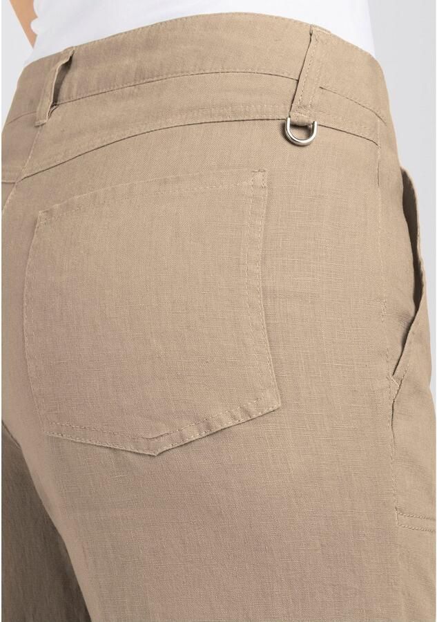 MAC Linnen broek NORA cropped Zomerbroek temperatuurregulerend en aangenaam op de huid - Foto 6