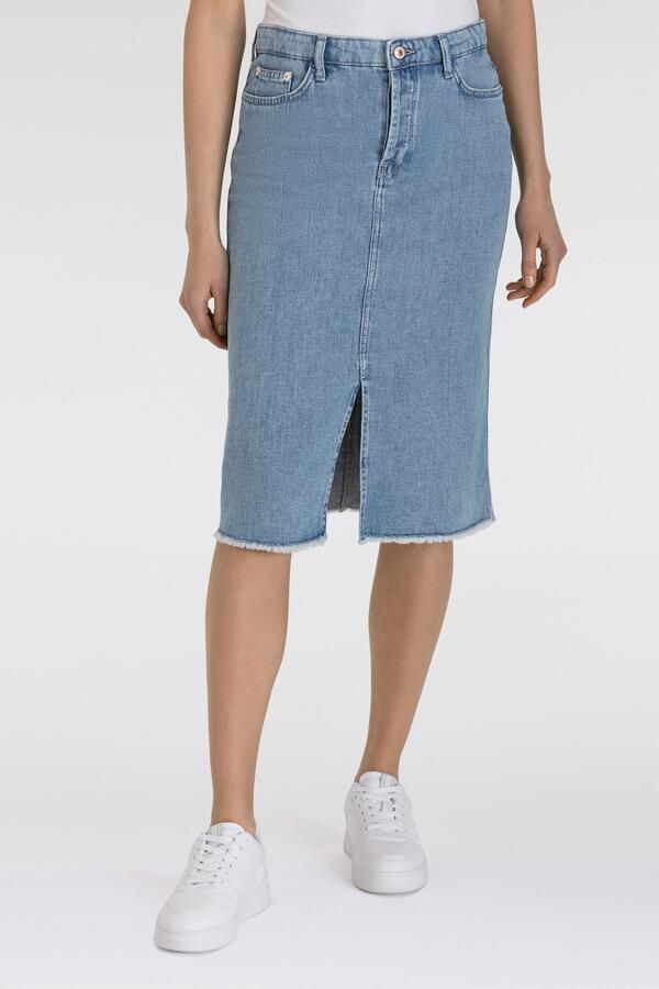 MAC Midirok MIDI SKIRT fringe - Foto 3