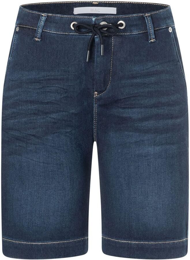 MAC Korte regular fit jeans met tunnelkoord model 'Jogg`n Short'