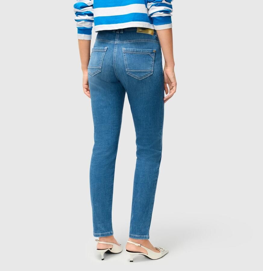 MAC Slim Fit Chic Cobalt Jeans Blue Dames - Foto 3