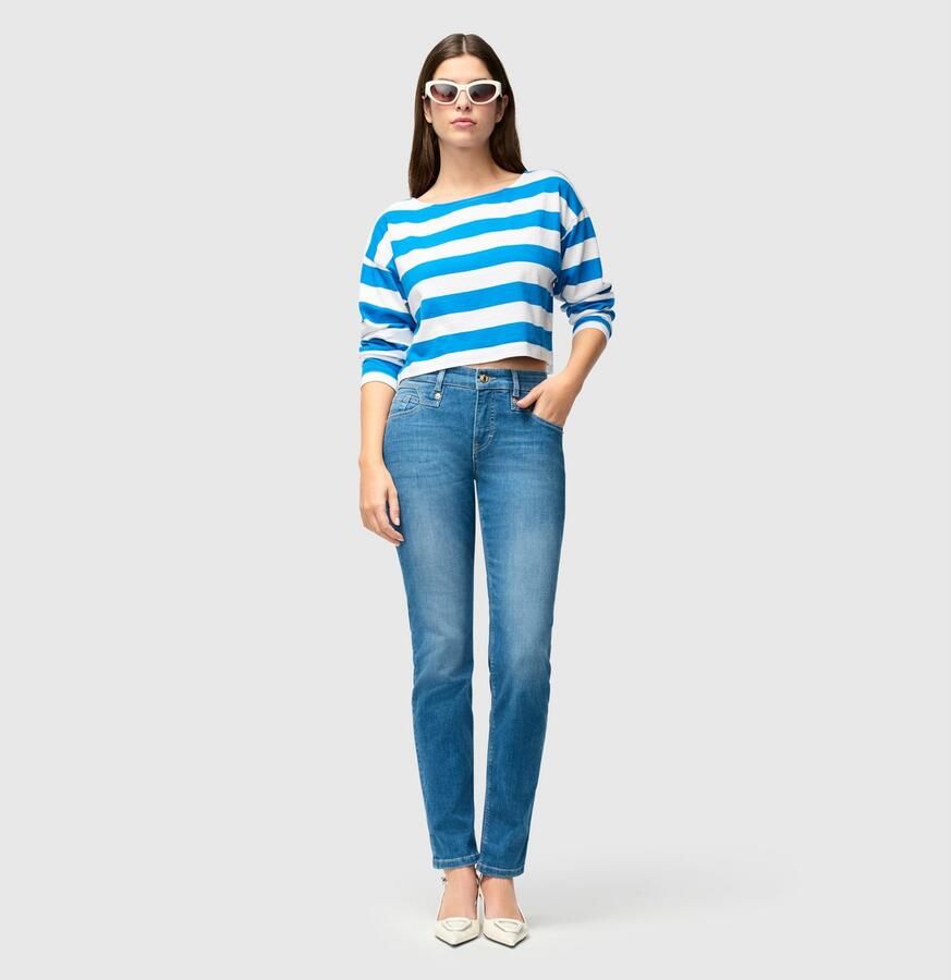 MAC Slim Fit Chic Cobalt Jeans Blue Dames - Foto 2