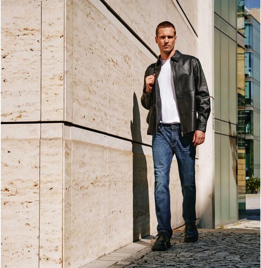 MAC Straight jeans Arne in verzorgde uitstraling met stretch