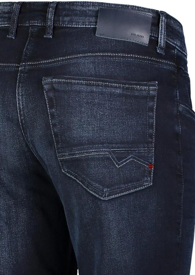 MAC Jeans Arne Regular Fit Deep Blue Used Old Black - Foto 8