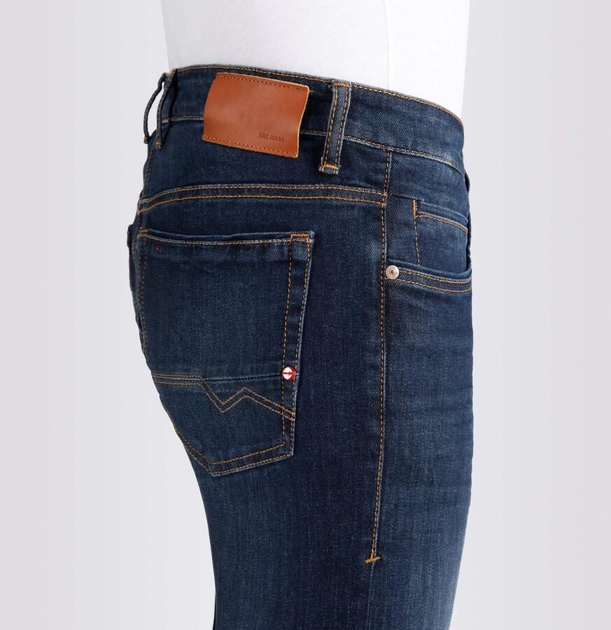 MAC Slim-Fit Jeans in Vervaagd Marine Patroon Blue Heren - Foto 2