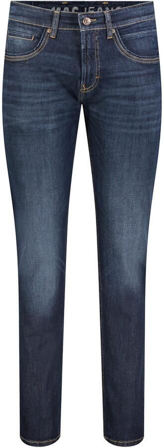 MAC Slim-Fit Jeans in Vervaagd Marine Patroon Blue Heren - Foto 9