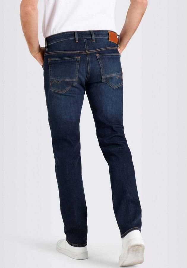 MAC Slim-Fit Jeans in Vervaagd Marine Patroon Blue Heren - Foto 7
