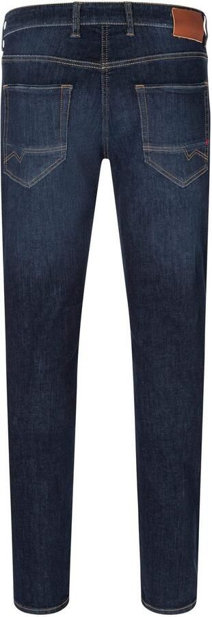 MAC Slim-Fit Jeans in Vervaagd Marine Patroon Blue Heren - Foto 12