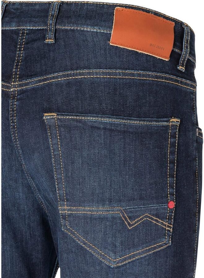 MAC Slim-Fit Jeans in Vervaagd Marine Patroon Blue Heren - Foto 5