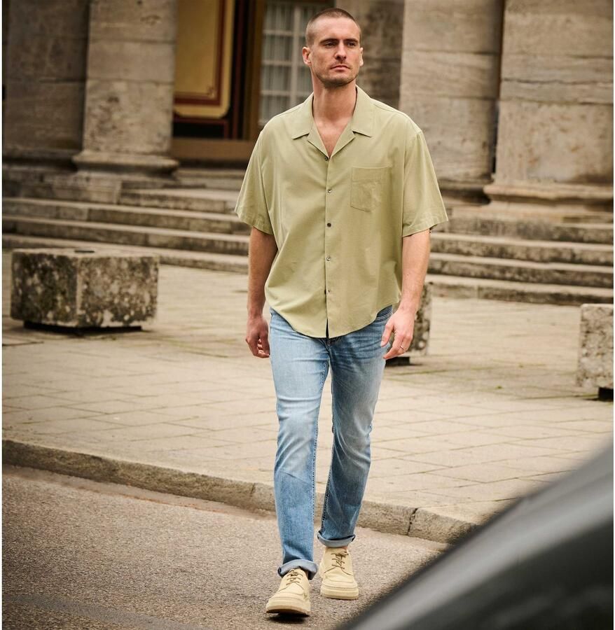 MAC slim fit jeans Arne Pipe light blue authentic wash