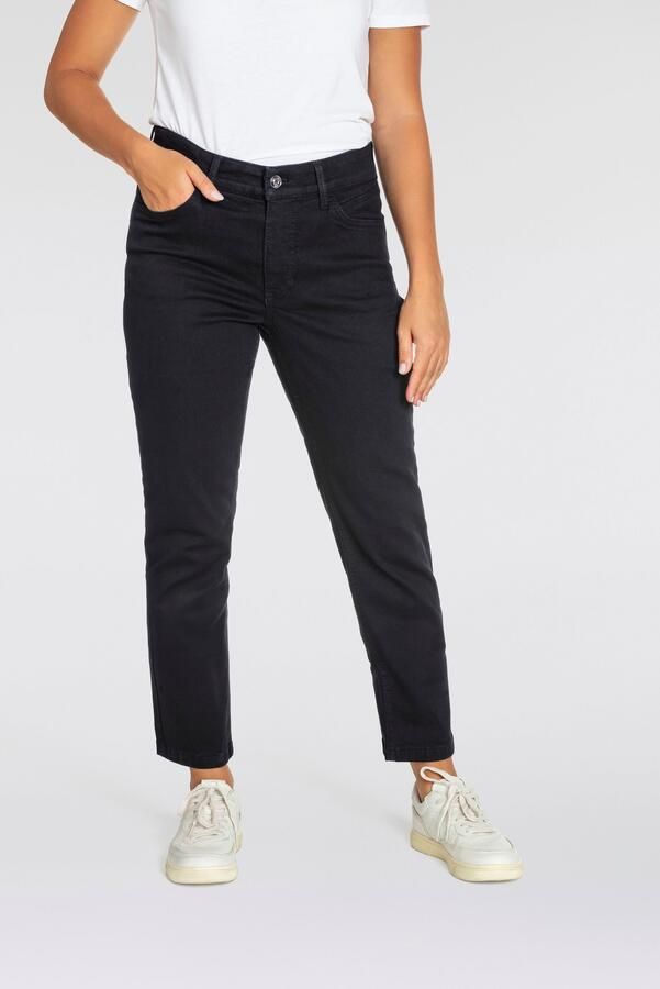 MAC Straight jeans MELANIE dragon-fly Decoratieve nietendetails op de achterzak - Foto 4