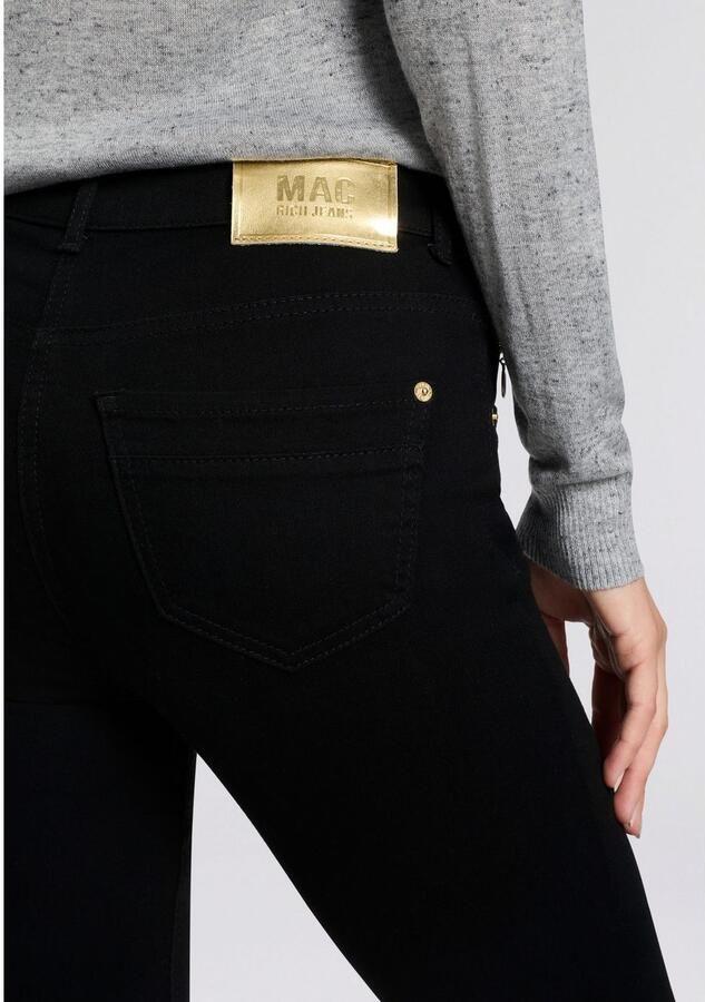 MAC Straight jeans Melanie Sportief naaddetail bij de zakopening