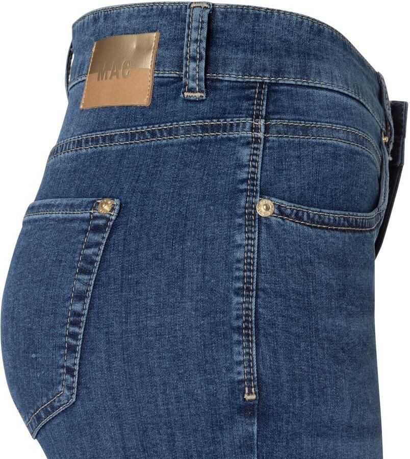 MAC regular waist straight leg jeans medium blue denim - Foto 5