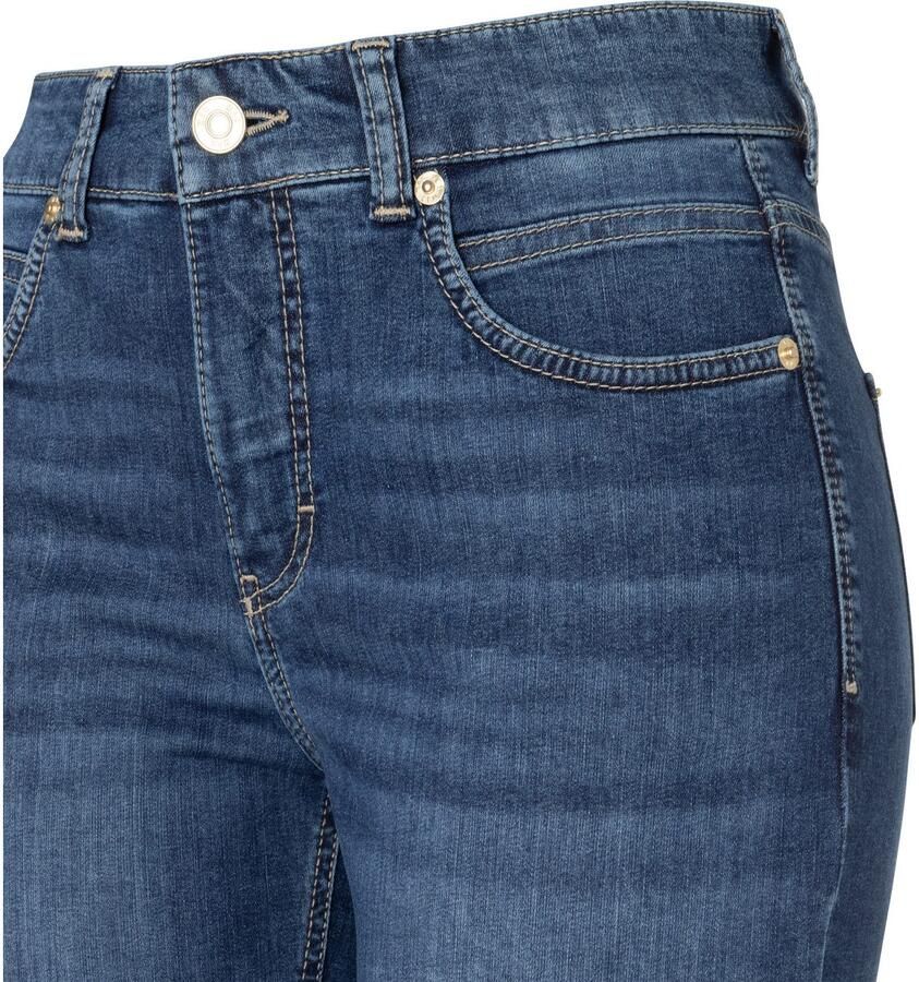 MAC regular waist straight leg jeans medium blue denim - Foto 3