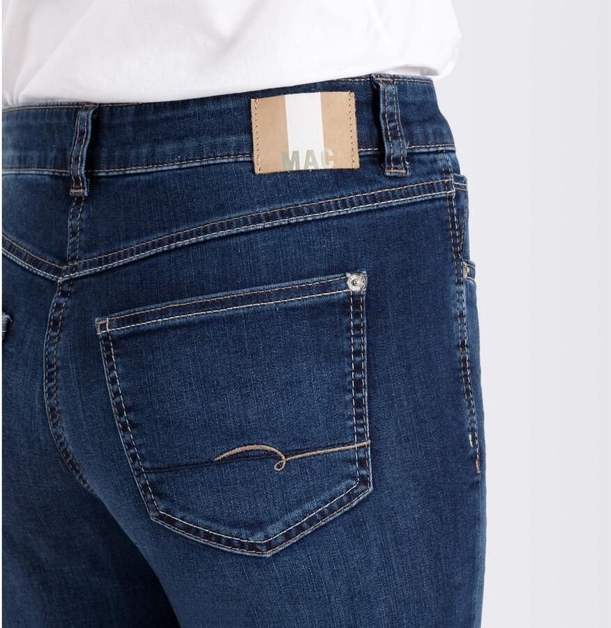 MAC Straight fit jeans met labelpatch model 'Angela' - Foto 2