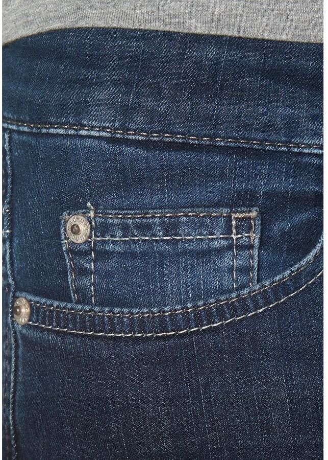 MAC Straight fit jeans met labelpatch model 'Angela' - Foto 8