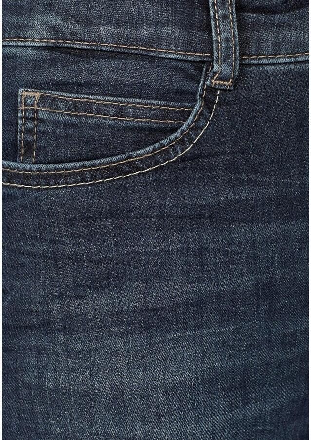 MAC Straight fit jeans met labelpatch model 'Angela' - Foto 10