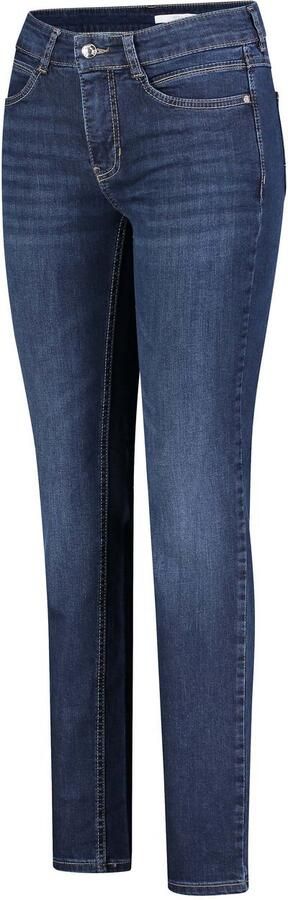 MAC Straight fit jeans met labelpatch model 'Angela' - Foto 13