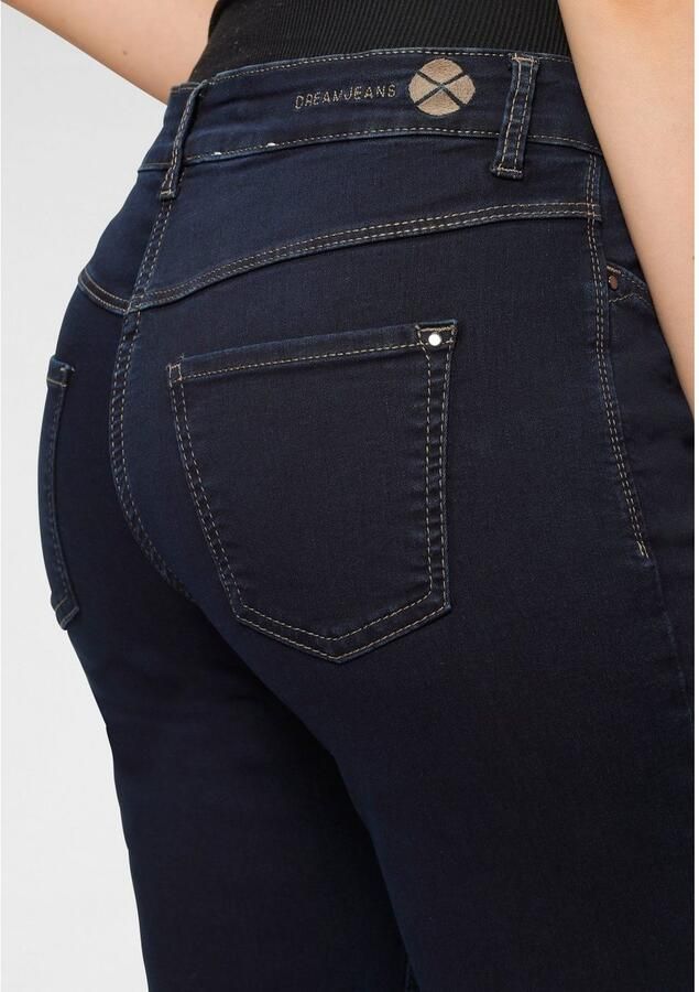 MAC Stijlvolle Jeans met Straight-Leg Silhouet en Donkere Denim Wassing Blue Dames - Foto 3