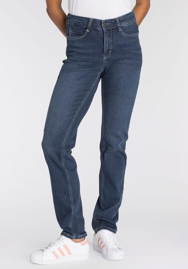 MAC Blauwe Straight-Leg Jeans met Vrouwelijke Silhouet Blue Dames - Foto 8