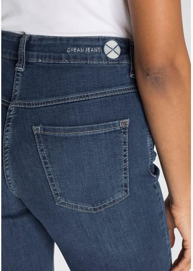 MAC Blauwe Straight-Leg Jeans met Vrouwelijke Silhouet Blue Dames - Foto 4