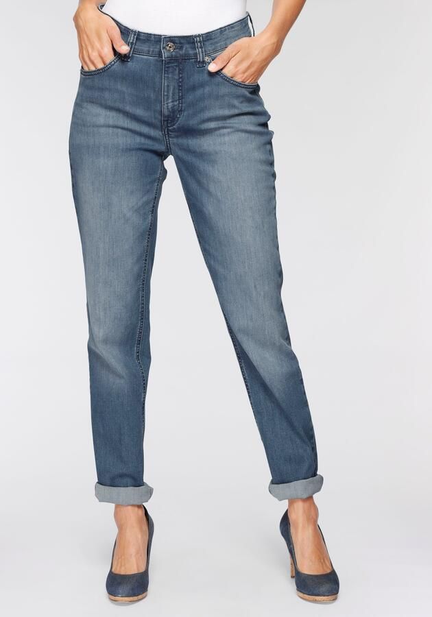MAC Slim fit jeans met stretch model 'Melanie' - Foto 14