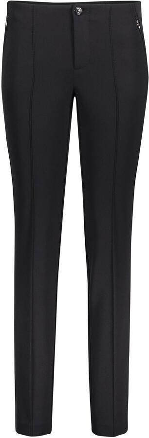 MAC Stretchbroek met vaste plooien model 'ANNA ZIP' - Foto 9