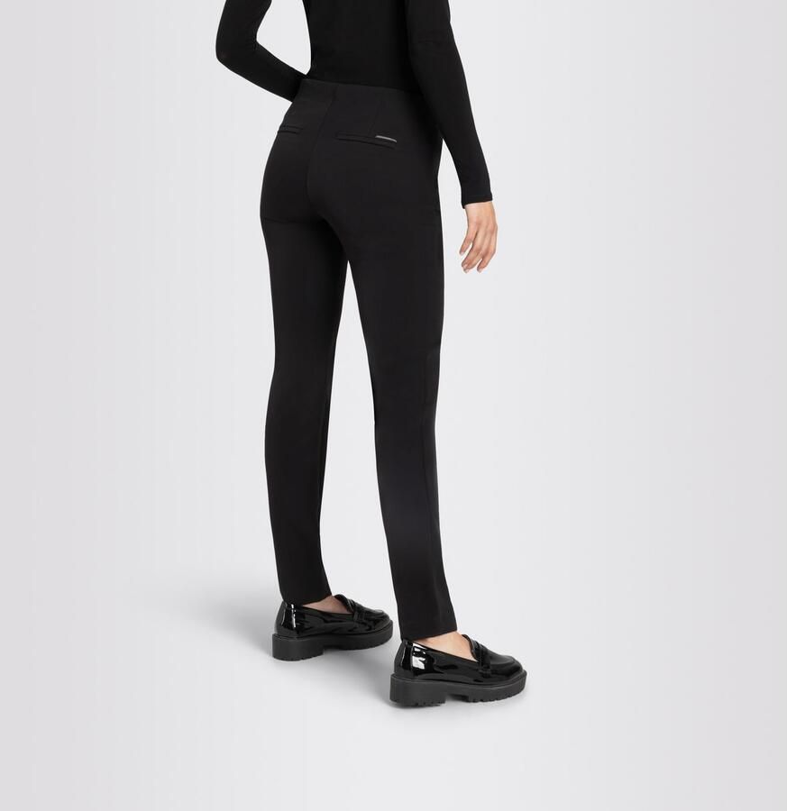 MAC Stretchbroek met vaste plooien model 'ANNA ZIP' - Foto 4
