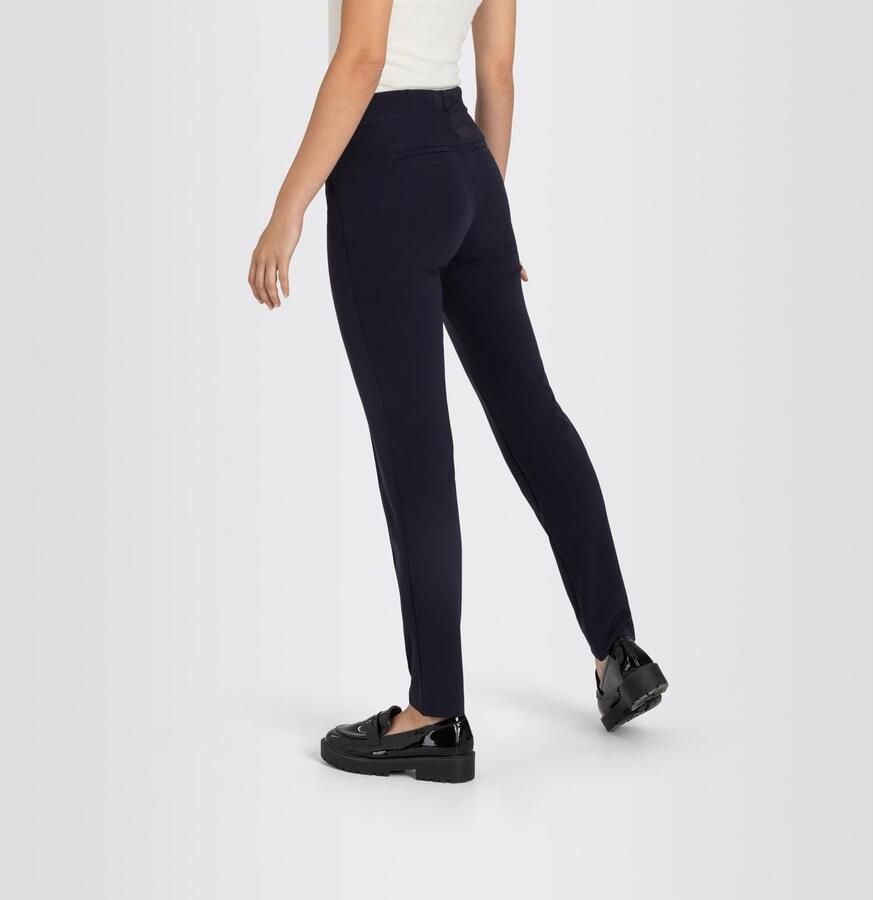 MAC Stretchbroek met vaste plooien model 'ANNA ZIP' - Foto 4