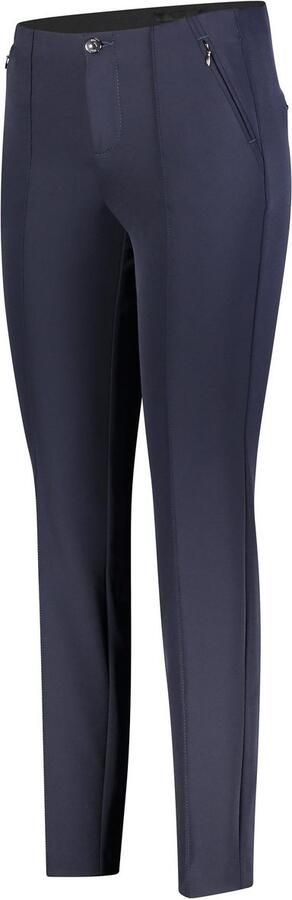 MAC Stretchbroek met vaste plooien model 'ANNA ZIP' - Foto 8