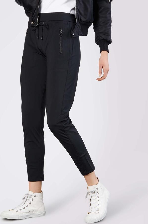 MAC Slim-fit Actieve Broek met Elastische Taille Blue Dames - Foto 15