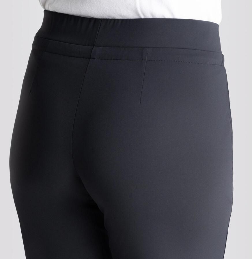 MAC Slim-fit Actieve Broek met Elastische Taille Blue Dames