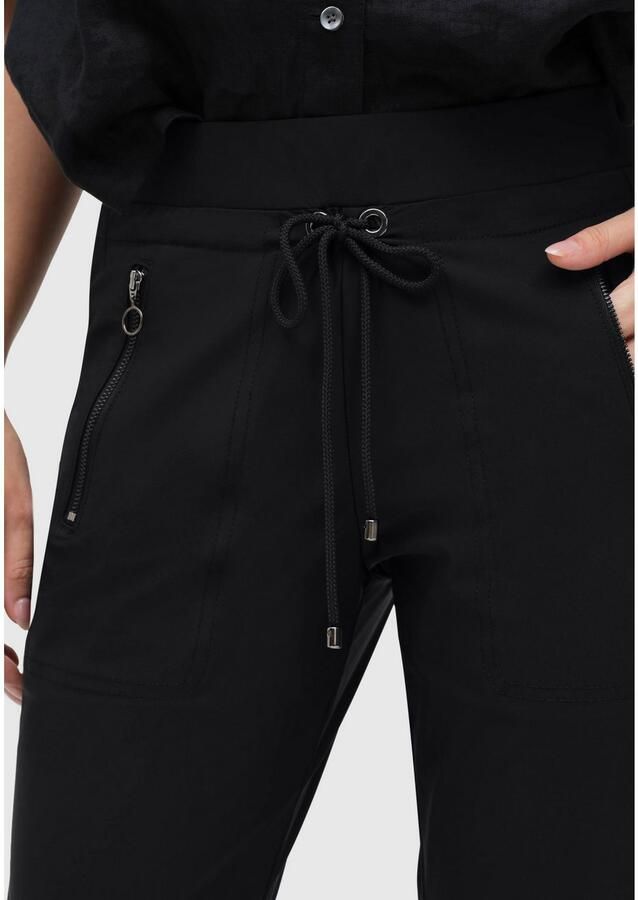 MAC Slim-fit Actieve Broek met Elastische Taille Blue Dames - Foto 6