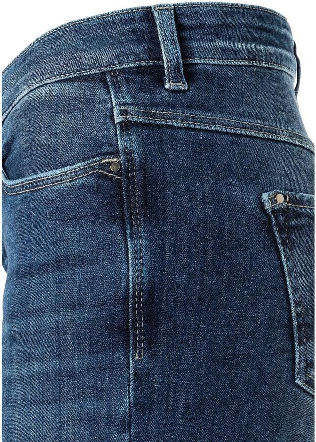 MAC Wijde spijkerbroek met klassieke blauwe wassing Blue Dames - Foto 11