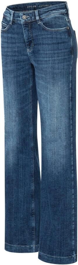 MAC Wijde spijkerbroek met klassieke blauwe wassing Blue Dames - Foto 18