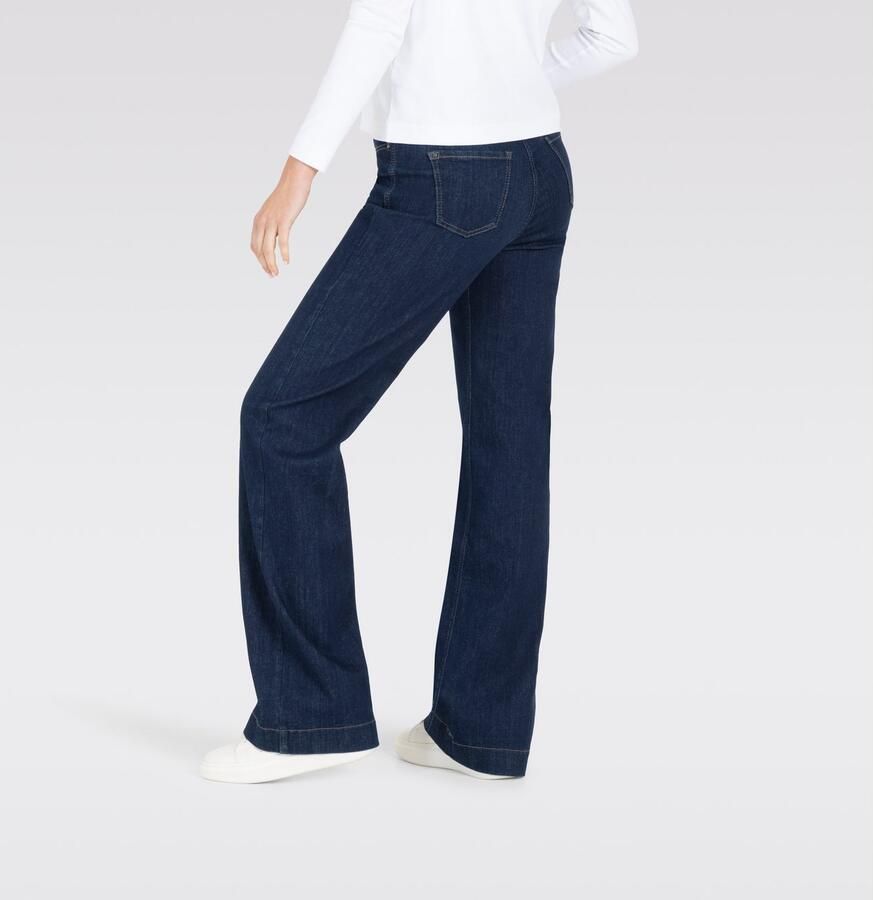 MAC wide leg jeans Dream Wide dark blue denim - Foto 6