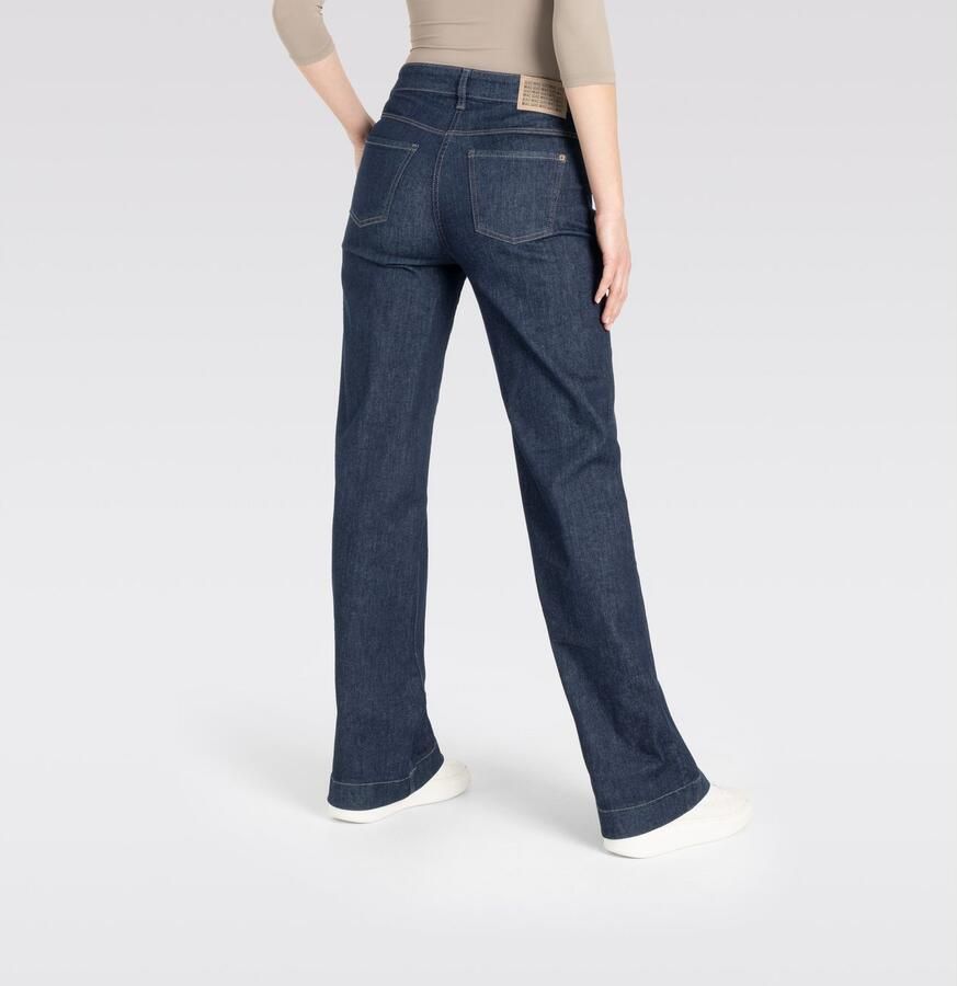 MAC Wijde Stretch Denim Jeans Blue Dames - Foto 5