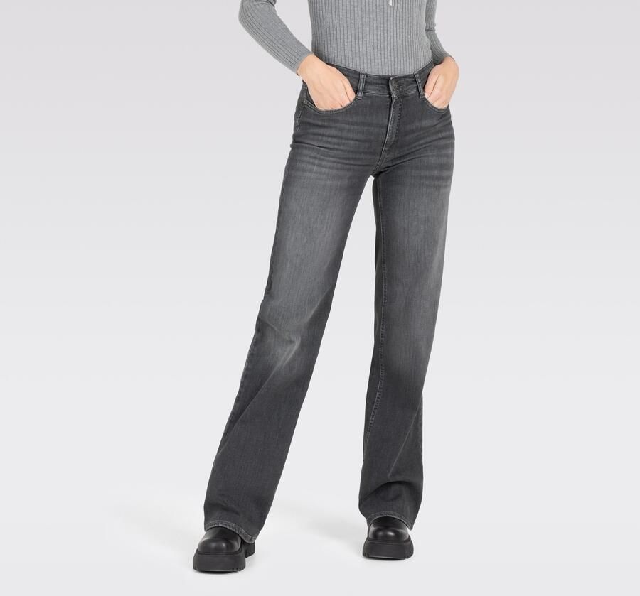 MAC Wijde Stretch Denim Jeans Gray Dames - Foto 12