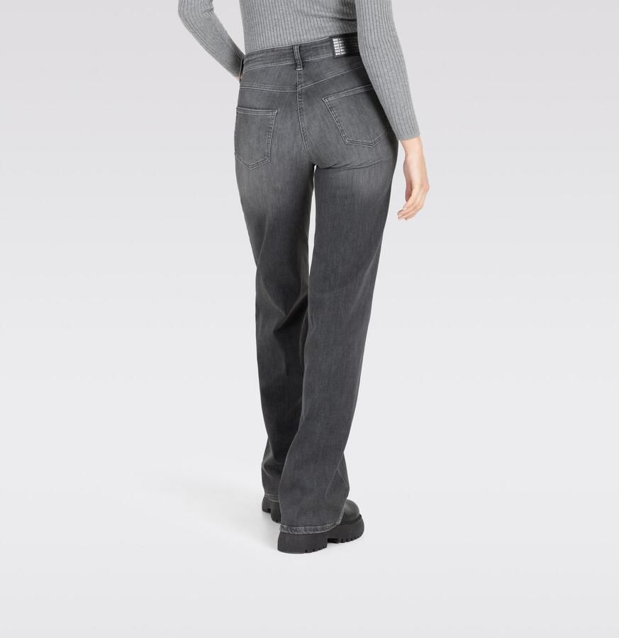 MAC Wijde Stretch Denim Jeans Gray Dames - Foto 3