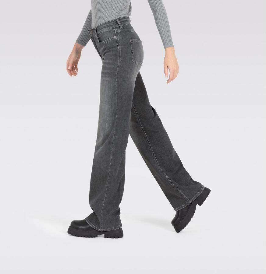 MAC Wijde Stretch Denim Jeans Gray Dames - Foto 5