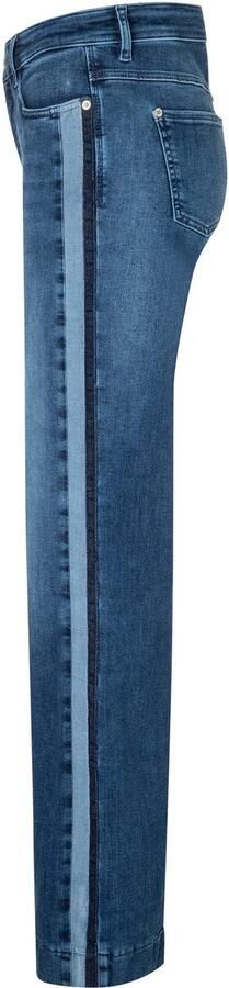 MAC Wide fit jeans van katoenmix met sierstrepen - Foto 8