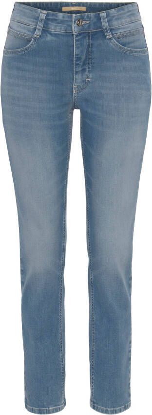 MAC Skinny Jeans Blauw Dames