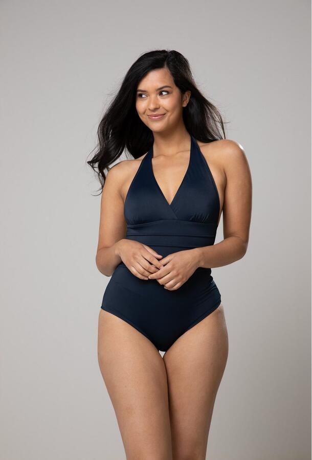 Magic Body Fashion Badpak Shaping Halter Swimsuit