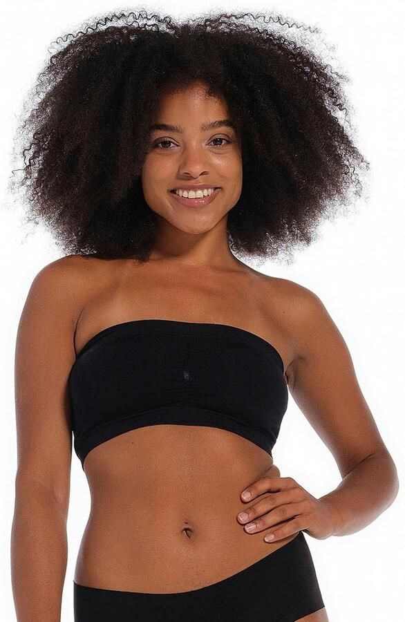 Magic Body Fashion Beugelloze-bh Comfort Bandeau met uitneembare vullingen